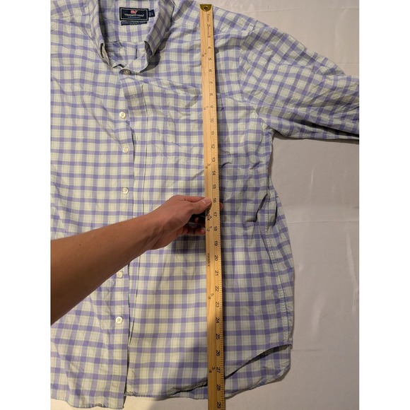 Vineyard Vines Men's Large Performance Murray Shirt Plaid Button Down - Picture 7 of 11